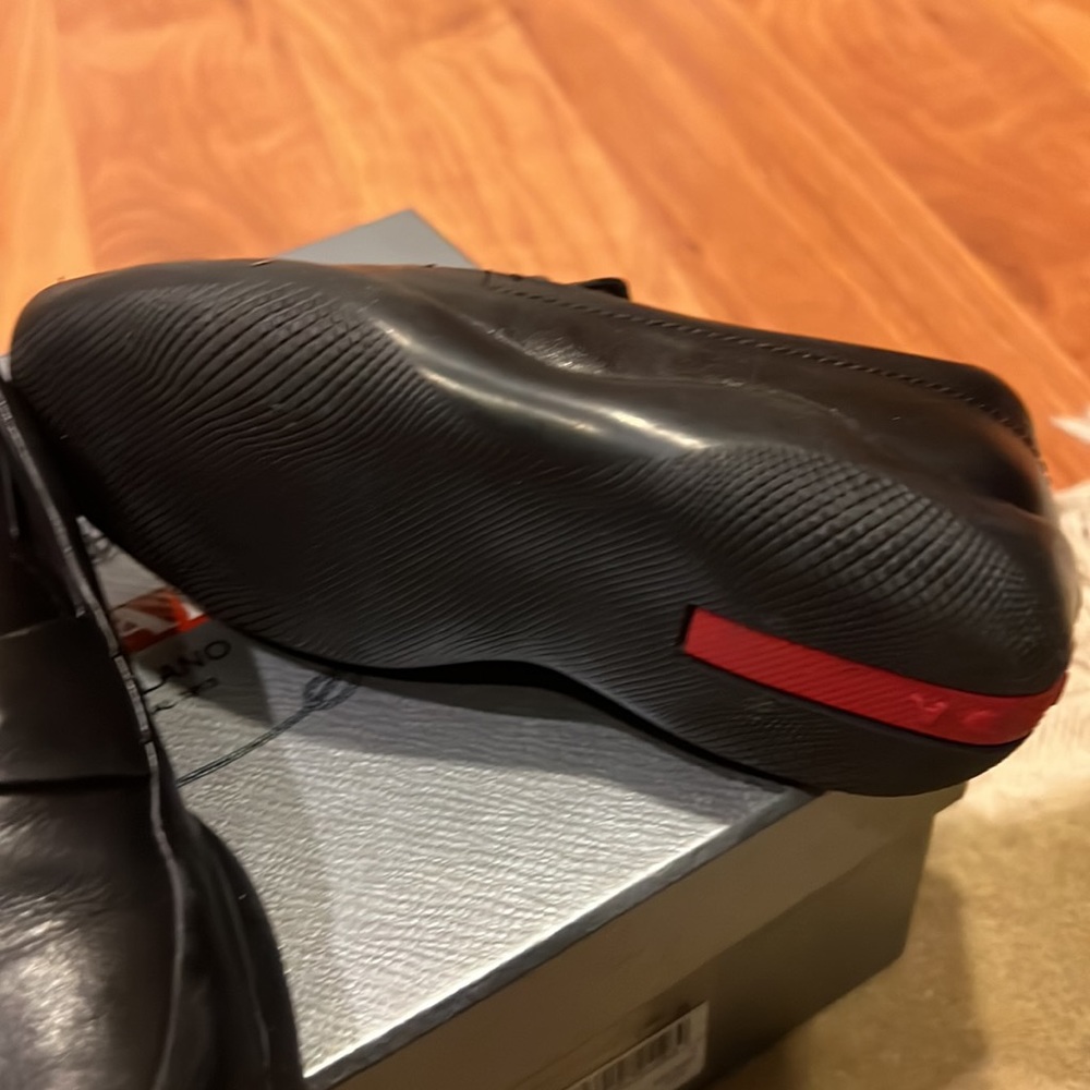 Kids Prada Shoes black leather size 25 #prada @prada - Picture 3 of 3